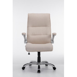 Silla De Oficina Villach XXL En Tela Crema