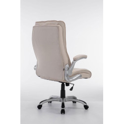 Silla De Oficina Villach XXL En Tela Crema