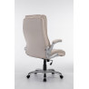 Silla De Oficina Villach XXL En Tela Crema