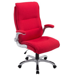 Silla De Oficina Villach XXL En Tela Rojo