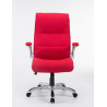 Silla De Oficina Villach XXL En Tela Rojo