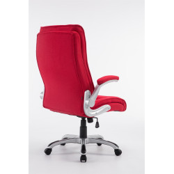 Silla De Oficina Villach XXL En Tela Rojo