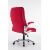 Silla De Oficina Villach XXL En Tela Rojo