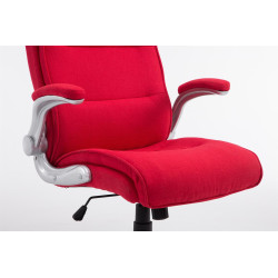 Silla De Oficina Villach XXL En Tela Rojo