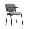 silla conferencia Ken con mesa plegable & en tela Gris