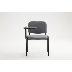 silla conferencia Ken con mesa plegable & en tela Gris