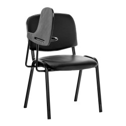 silla conferencia Ken con mesa plegable Negro