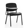 silla conferencia Ken con mesa plegable Negro