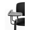 silla conferencia Ken con mesa plegable Negro