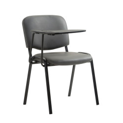 silla conferencia Ken con mesa plegable Gris