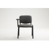 silla conferencia Ken con mesa plegable Gris