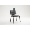 silla conferencia Ken con mesa plegable Gris