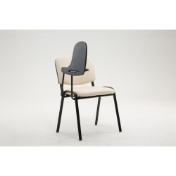 silla conferencia Ken con mesa plegable Crema