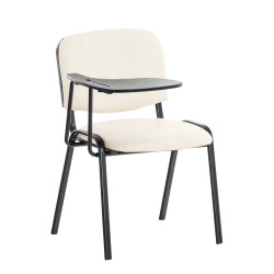 silla conferencia Ken con mesa plegable Crema