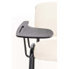 silla conferencia Ken con mesa plegable Crema