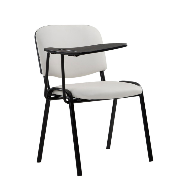 silla conferencia Ken con mesa plegable Blanco