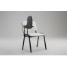 silla conferencia Ken con mesa plegable Blanco