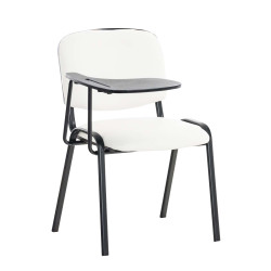 silla conferencia Ken con mesa plegable Blanco