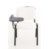 silla conferencia Ken con mesa plegable Blanco