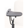 silla conferencia Ken con mesa plegable Blanco