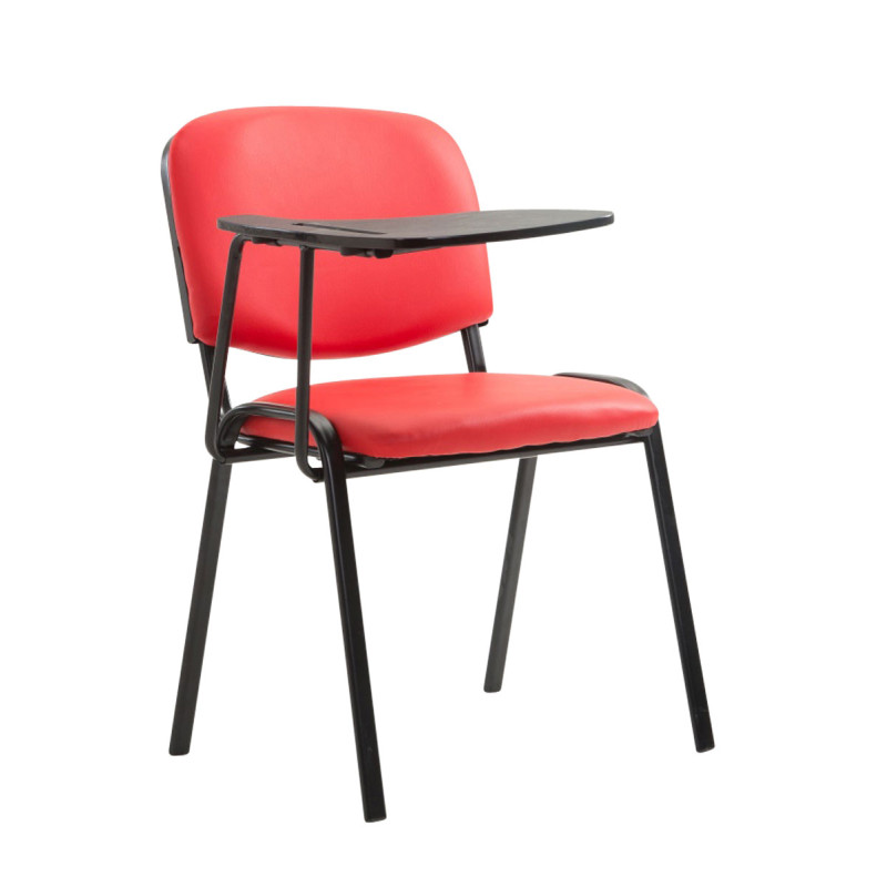 silla conferencia Ken con mesa plegable Rojo