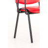 silla conferencia Ken con mesa plegable Rojo