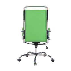 Silla De Oficina Bedford Verde,Simil cuero