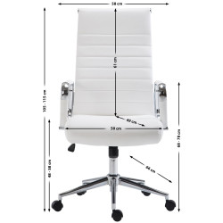 Silla De Oficina Kolumbus Blanco