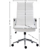 Silla De Oficina Kolumbus Blanco