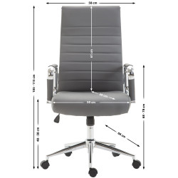 Silla De Oficina Kolumbus Gris