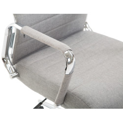 Silla De Oficina Kolumbus En Tela Gris