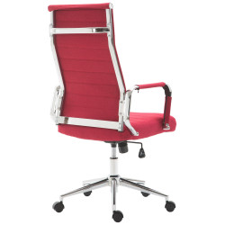 Silla De Oficina Kolumbus En Tela Rojo