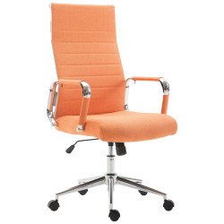 Silla De Oficina Kolumbus En Tela Naranja