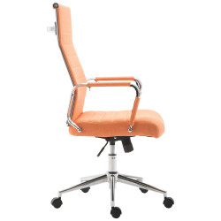 Silla De Oficina Kolumbus En Tela Naranja