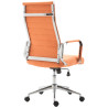 Silla De Oficina Kolumbus En Tela Naranja