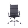 Silla De Oficina Bedford Negro,Simil cuero