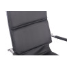 Silla De Oficina Bedford Negro,Simil cuero