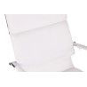 Silla De Oficina Bedford Blanco,Simil cuero