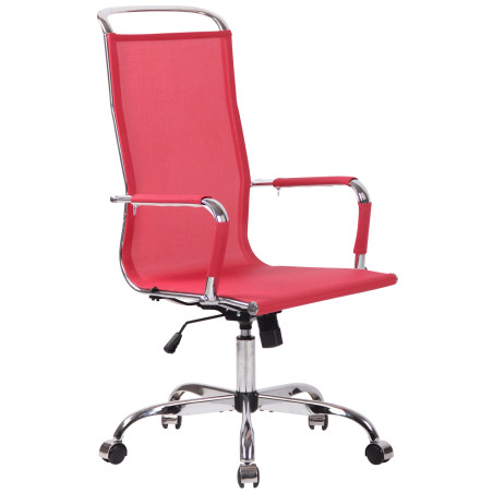 Silla De Oficina Branson Mesh Rojo