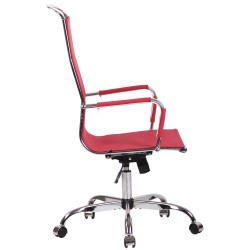 Silla De Oficina Branson Mesh Rojo