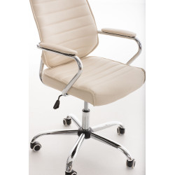 Silla De Oficina Rako V2 Crema