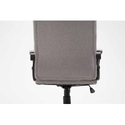 Silla de Oficina XL Sparta Tapizado en Tela Gris