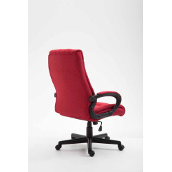 Silla de Oficina XL Sparta Tapizado en Tela Rojo