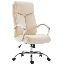 Silla De Oficina XL Vaud Crema