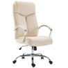 Silla De Oficina XL Vaud Crema