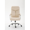 Silla De Oficina XL Vaud Crema