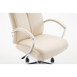 Silla De Oficina XL Vaud Crema