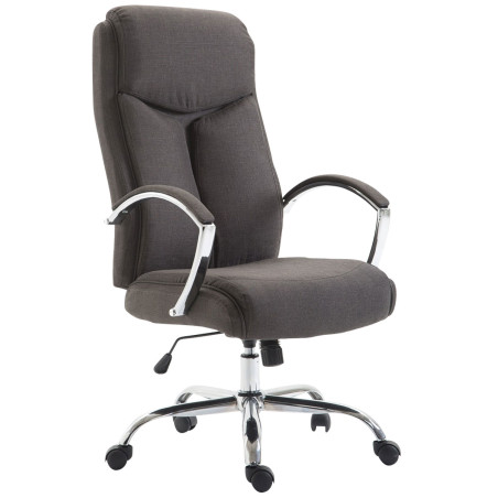 Silla De Oficina XL Vaud En Tela Gris oscuro