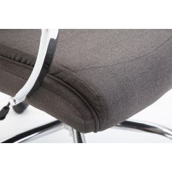 Silla De Oficina XL Vaud En Tela Gris oscuro