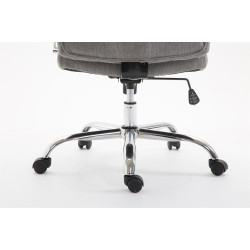 Silla De Oficina XL Vaud En Tela Gris